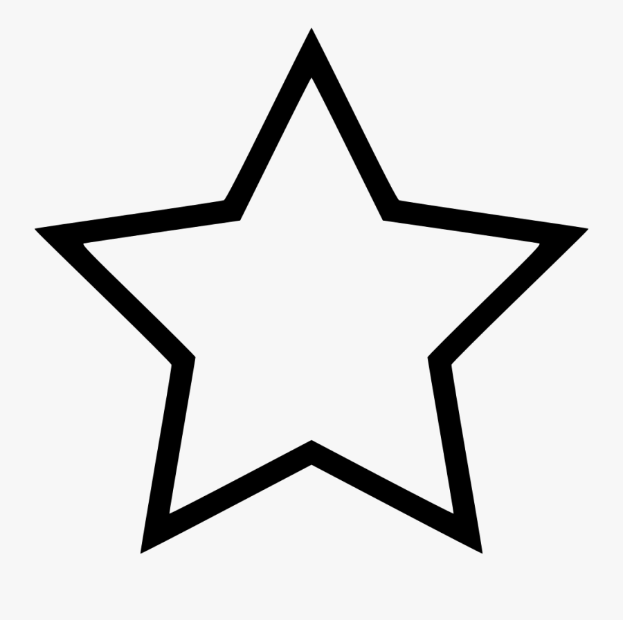 Plain Star, Transparent Clipart