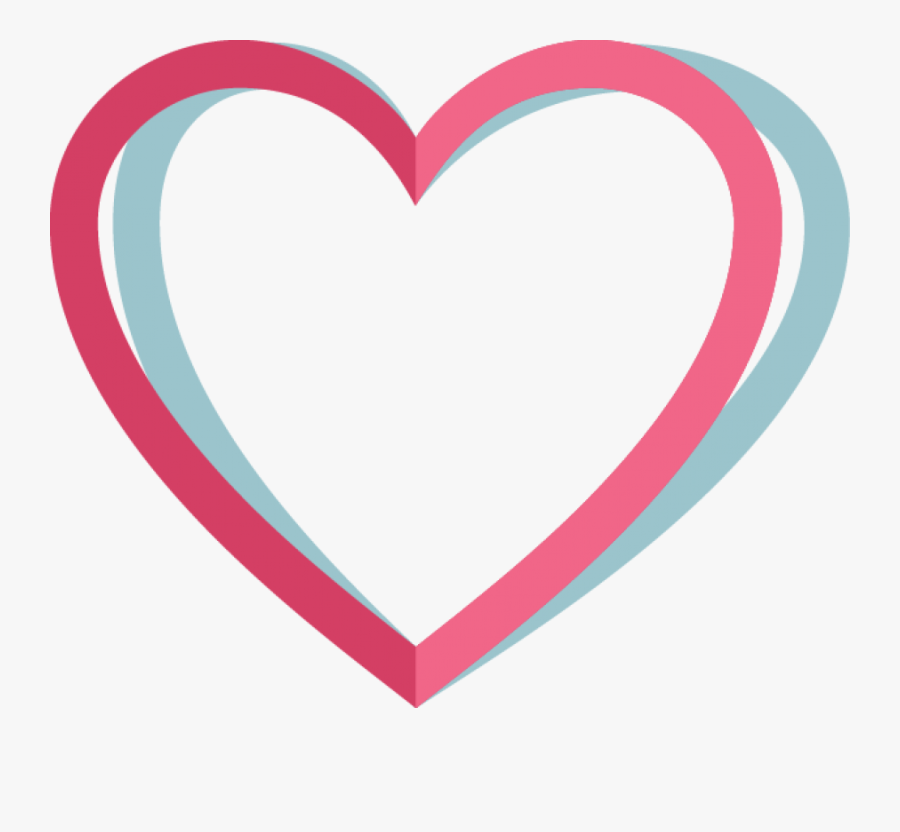 Pink Heart Outline Png Image - Pink Heart Outline Png , Free ...