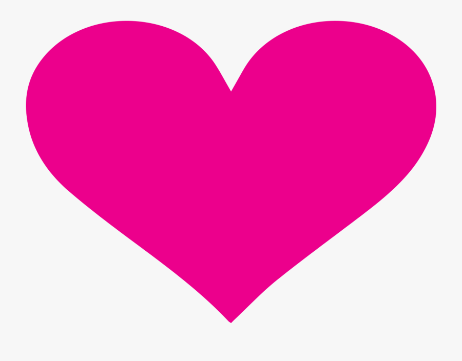 Free Pink Heart Clipart , Png Download - Hot Pink Heart Png , Free ...