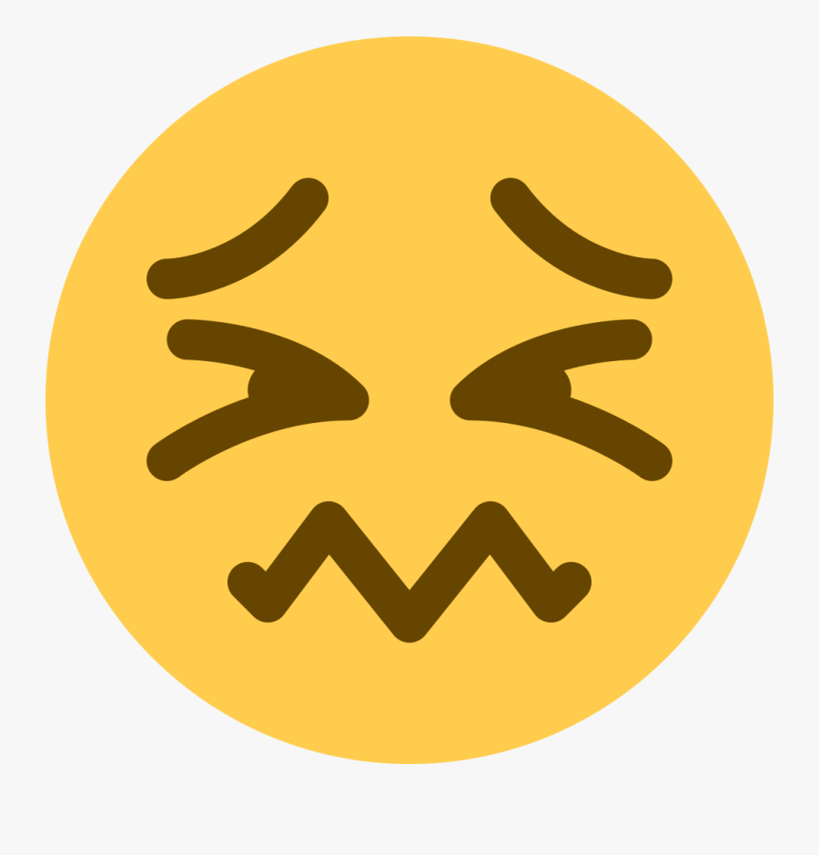 Png Meaning Sad Emoji - Confounded Face Emoji, Transparent Clipart