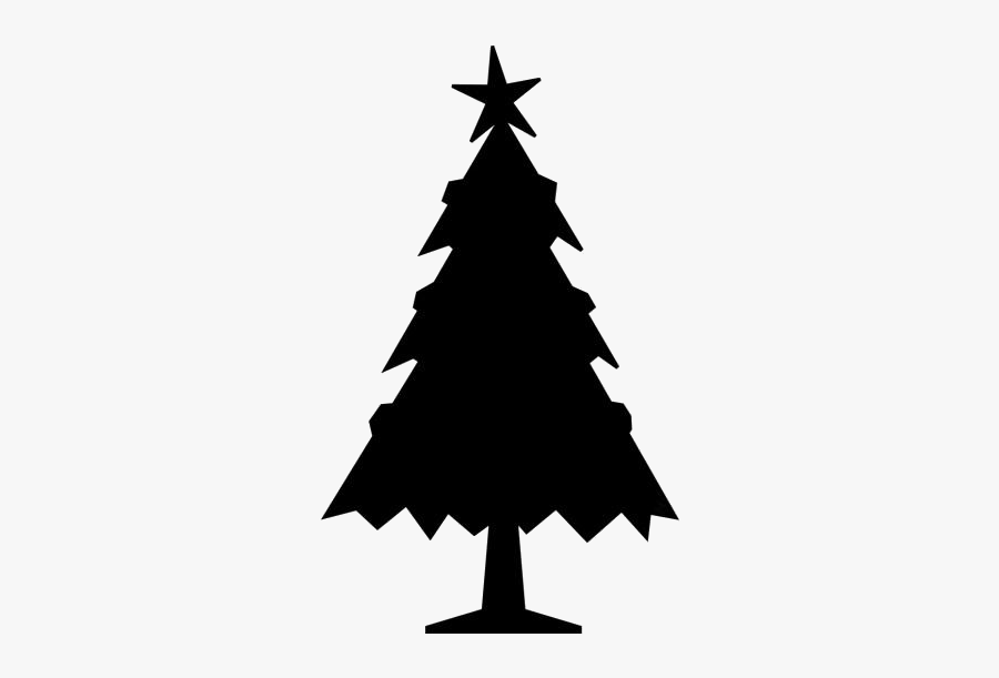 Snowy Christmas Tree Png Image Clipart - Tree Merry Christmas Drawing, Transparent Clipart