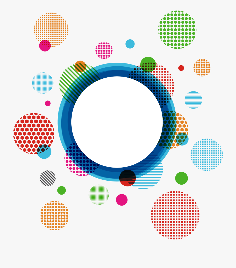 Circle Illustration Free Tech - Abstract Template Background Png, Transparent Clipart