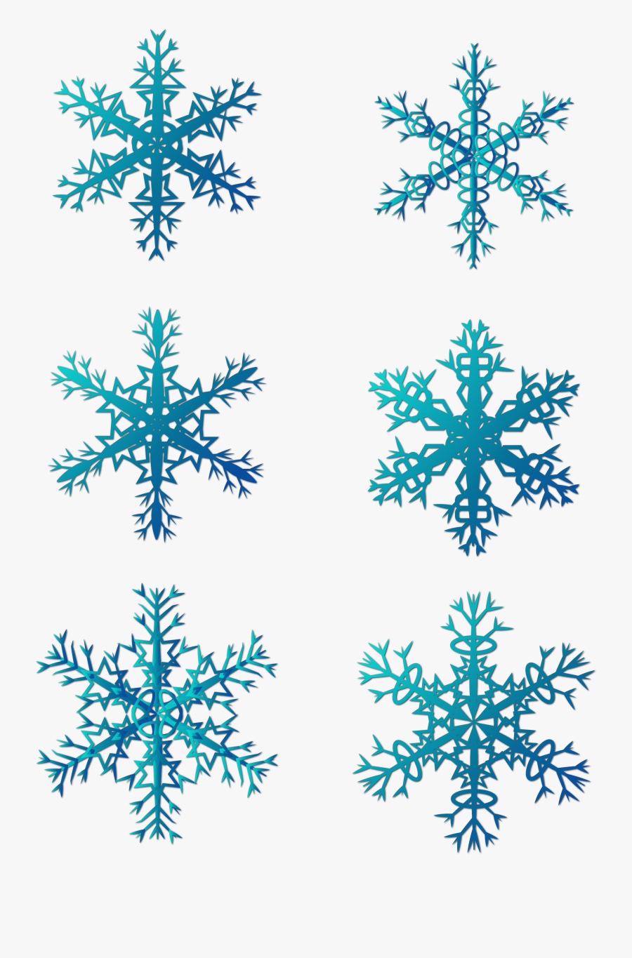 Snowflake Elements Christmas Snowflakes Ice Blue Png - Shuriken Ninja Assassin Ninja Star, Transparent Clipart