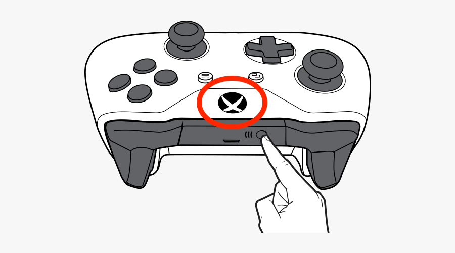 Pairing An Xbox Controller - Xbox One S Controller Charger, Transparent Clipart