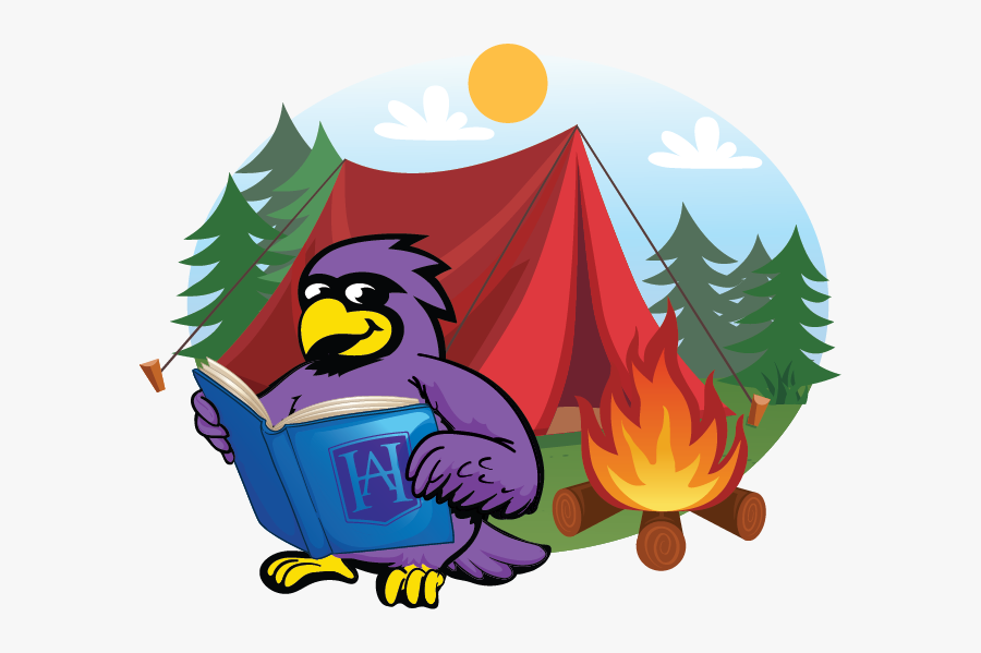 Picture - Camping Camping Tent Campfire Cartoon, Transparent Clipart
