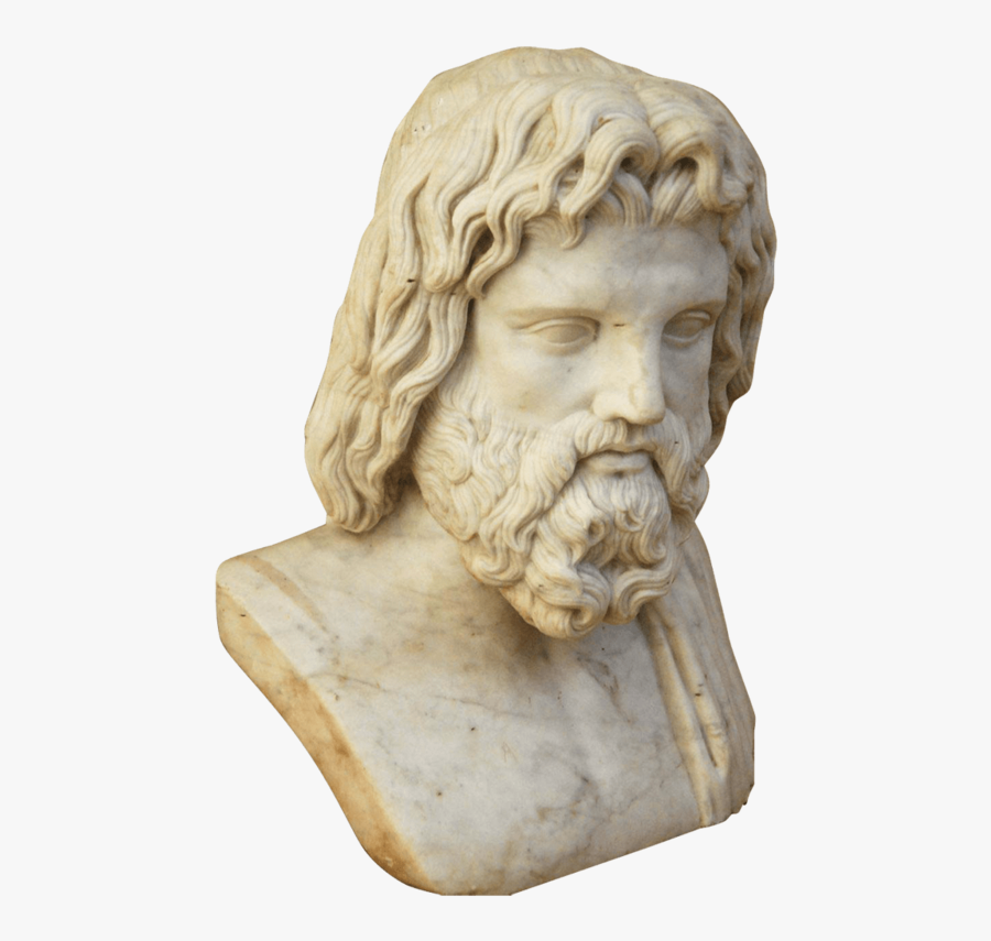 Zeus-bust - Transparent Zeus Png, Transparent Clipart