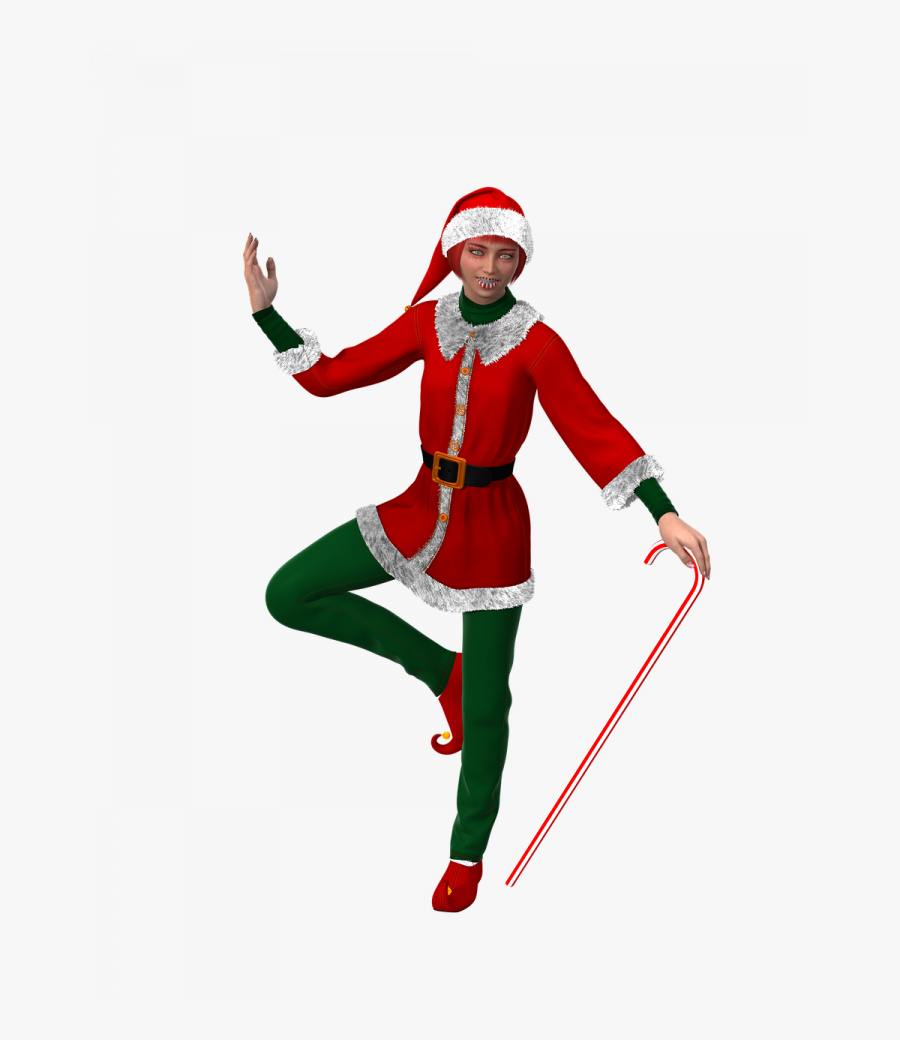 Santa's Elf Png, Transparent Clipart