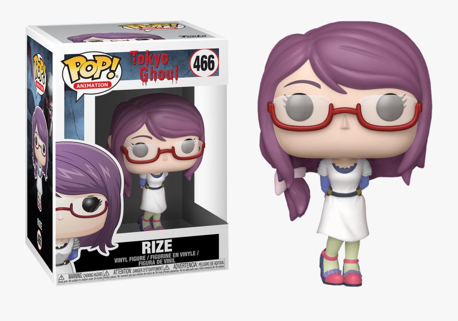 Rize Pop Vinyl Figure - Tokyo Ghoul Rize Funko, Transparent Clipart