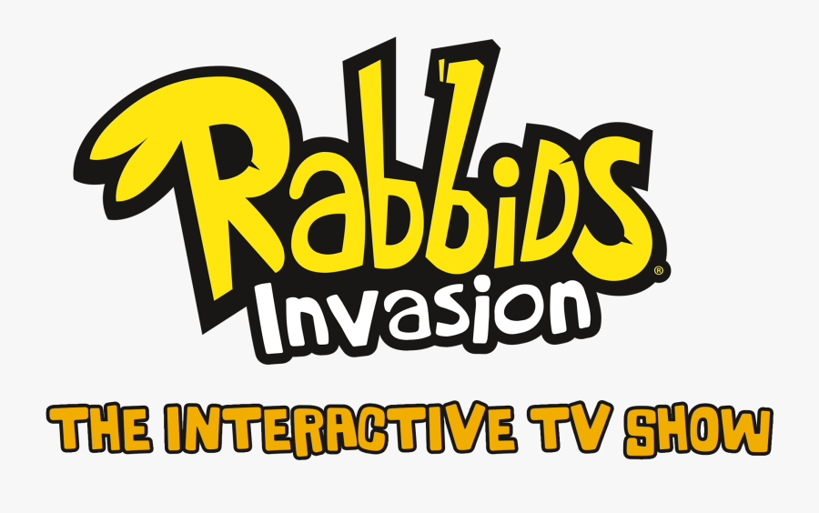 Rabbidsinvasion Theinteractivetvshow Logo Eng - Rabbids Invasion The Interactive Tv Show Logo, Transparent Clipart