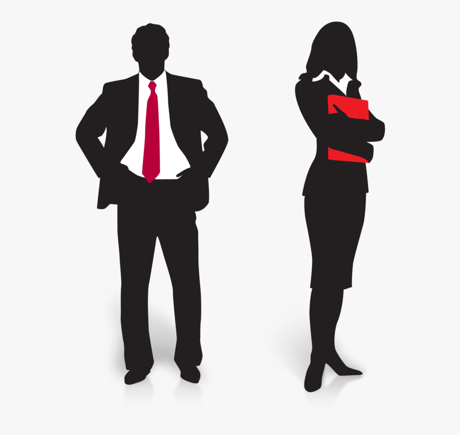 Businessman Businesswoman Silhouette Kingdom Business - Business Person Silhouette Png, Transparent Clipart