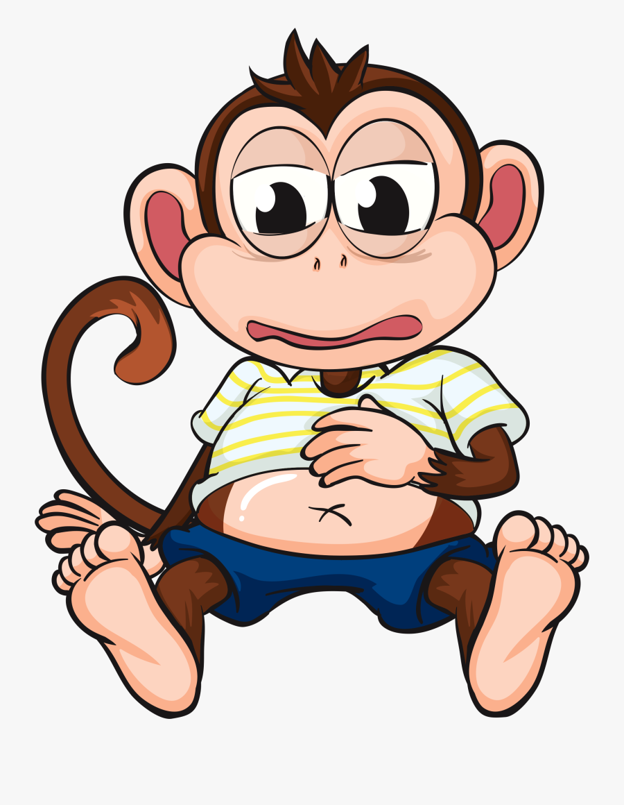 Monkey Business, Monkeys, Clip Art, Rompers, Illustrations, - Png Funny Monkey Clipart, Transparent Clipart