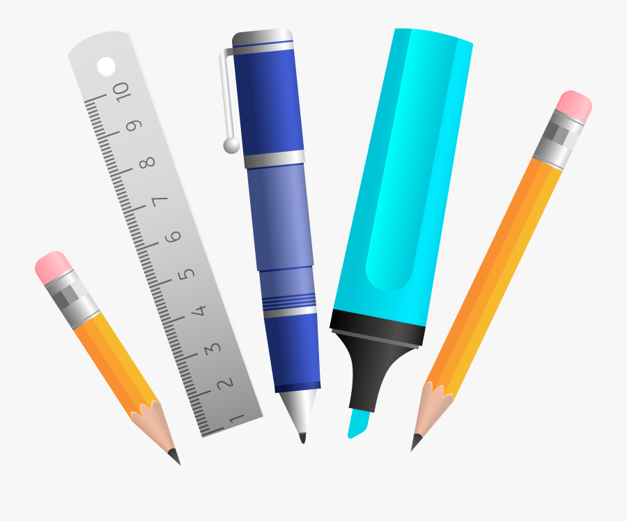 School Tools Clipart, Transparent Clipart