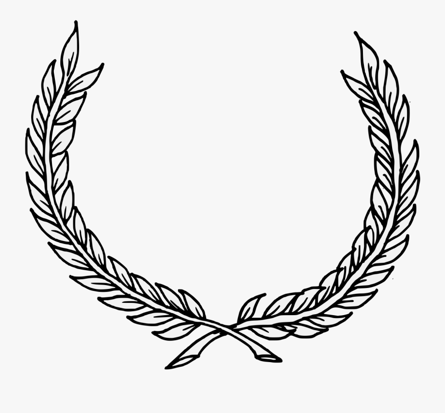 Wheat Clipart Laurel - Laurel Wreath Clip Art Transparent Background ...