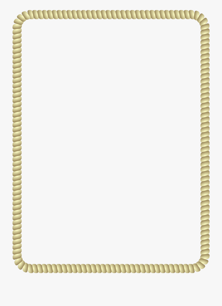 Rope Border - Rope Border Clipart, Transparent Clipart