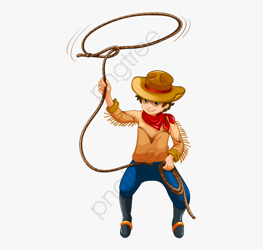 Roping Cowboy, Cowboy Clipart, Cowboy, Child Png Transparent - Boy On Horse Clipart, Transparent Clipart