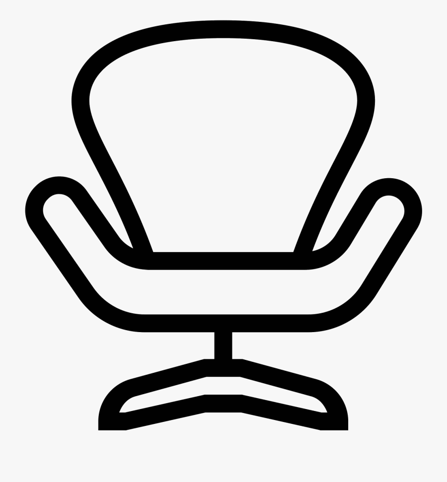Transparent Movie Star Clipart - Chair Icon Png, Transparent Clipart
