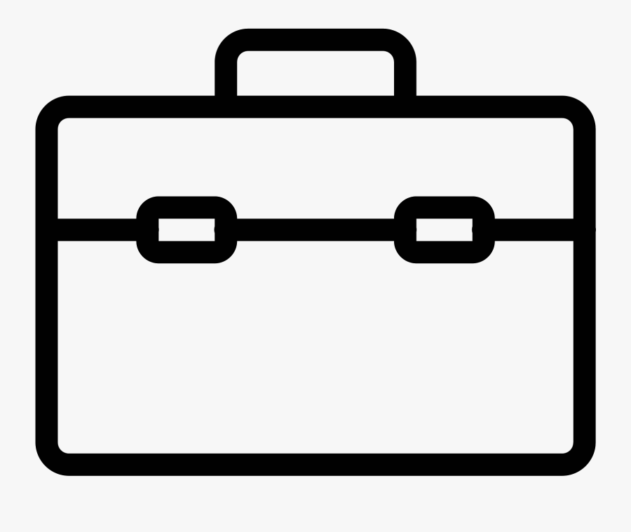 It"s An Image Of A Toolbox - Toolkit Black And White, Transparent Clipart