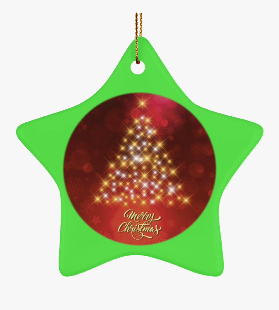 Crafted Holiday Ceramic Red Round Oval Christmas Tree - Choinka Na Kartke Swiateczna, Transparent Clipart