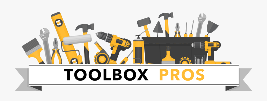 Png Black And White Stock Toolbox Clipart Contractor - Tool Box Logo Png, Transparent Clipart