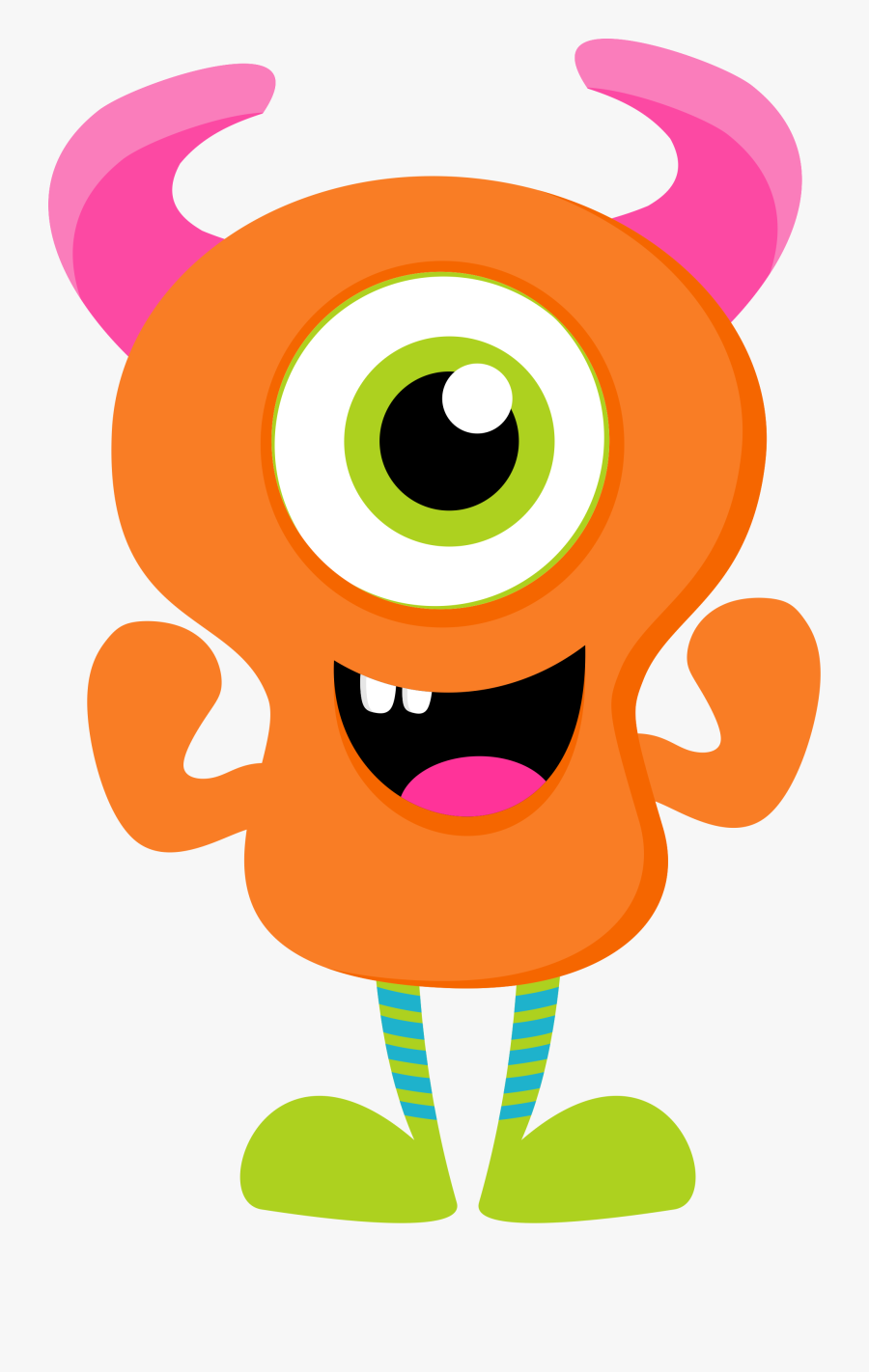 Graphic Stock Eb C A D - Monster Clipart Orange, Transparent Clipart