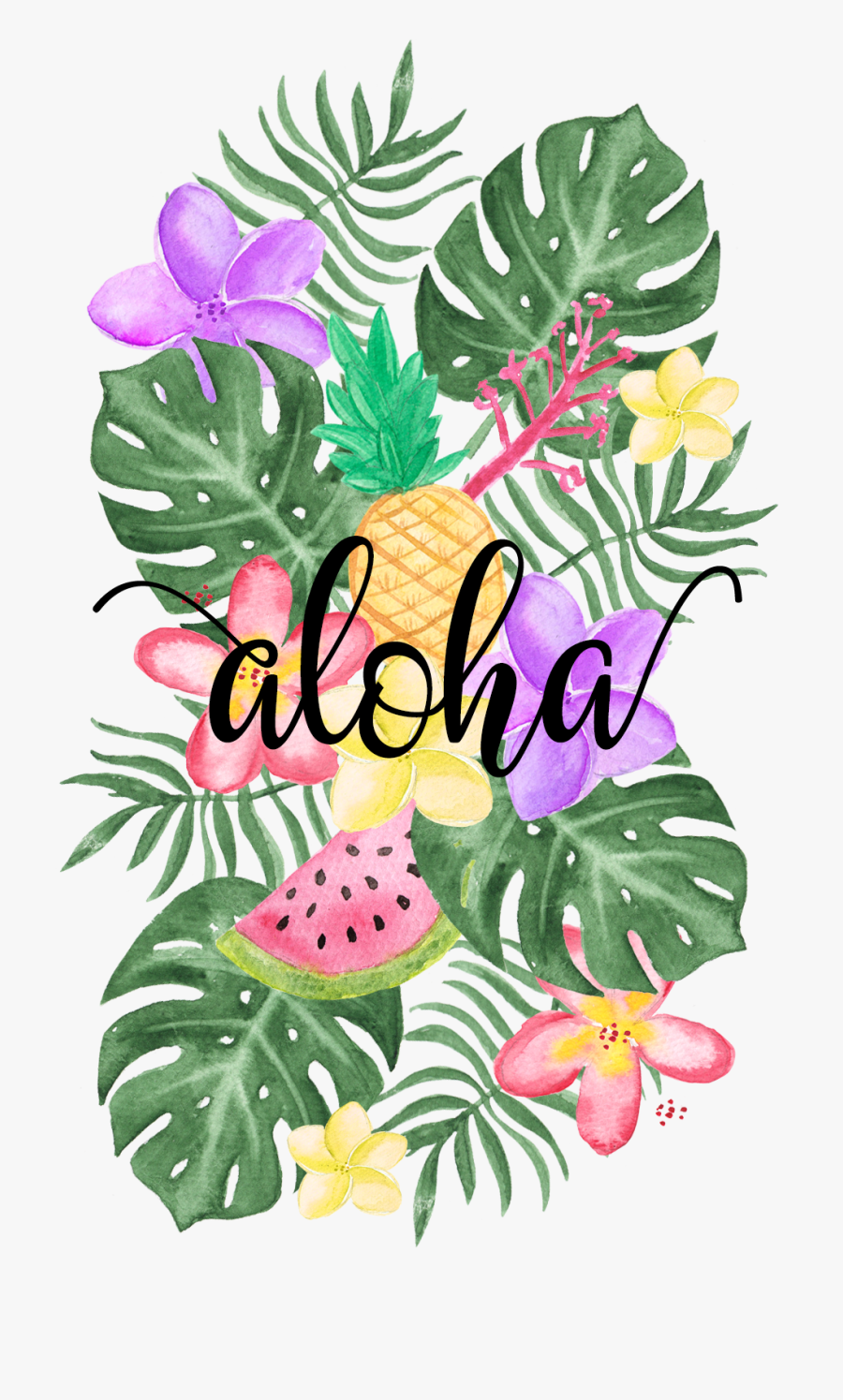 #tropical #floral #vibes - Art Designs Tropical Drawings, Transparent Clipart