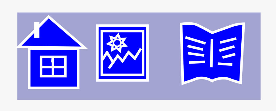 Blue,electric Blue,square - Emblem, Transparent Clipart