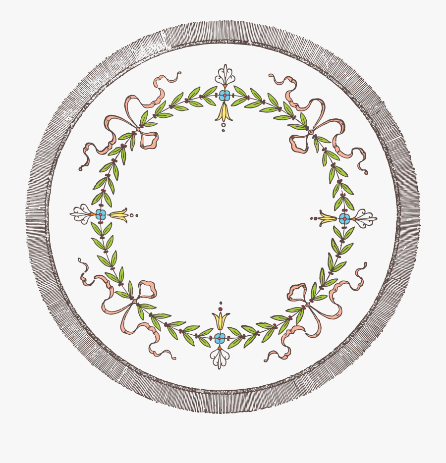 Circle Clipart Vintage - Vintage Circle Colored Png, Transparent Clipart