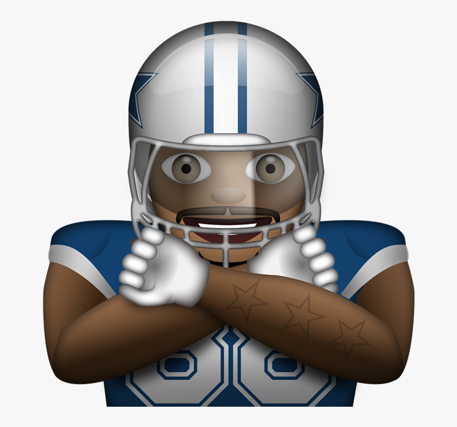 Clip Art This Dez Bryant Is - Animated Dallas Cowboys Emoji, Transparent Clipart