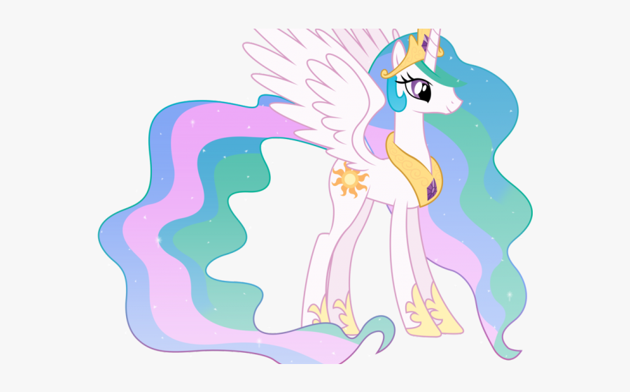 My Little Pony Megan And Princess Celestia, Transparent Clipart