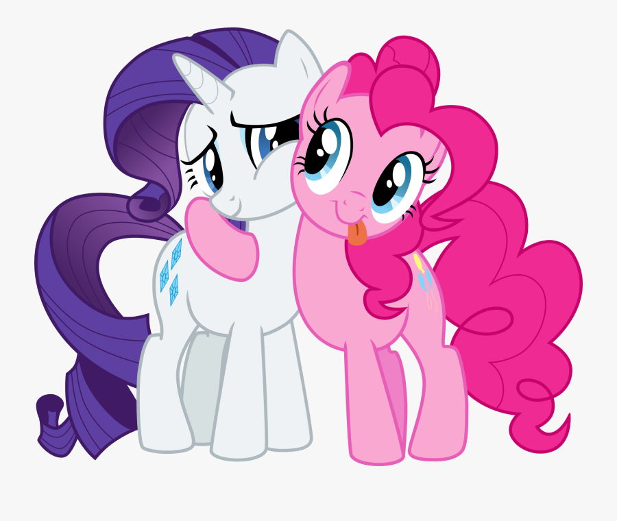 My Little Pony Clipart Border - My Little Pony Rarity And Pinkie Pie, Transparent Clipart