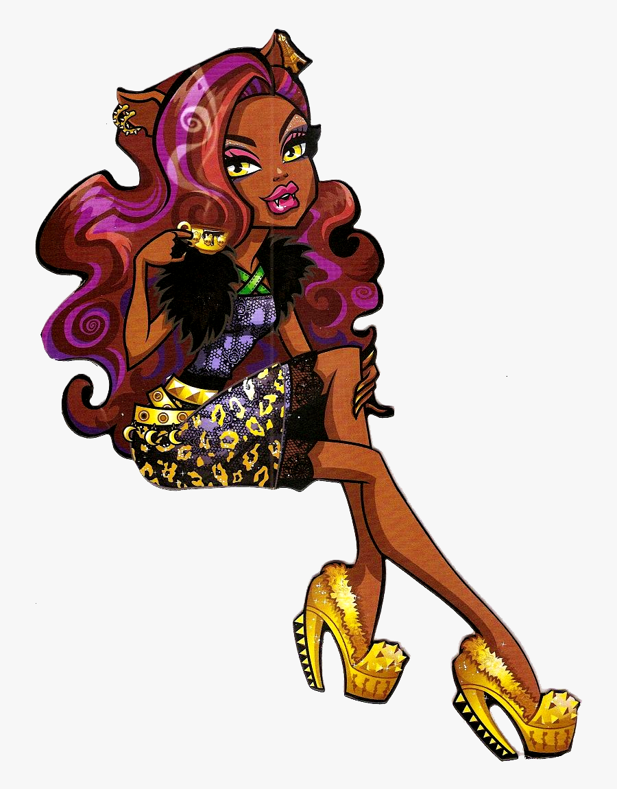 Scaris, City Of Frights - Clawdeen Wolf Monster High Cartoon, Transparent Clipart