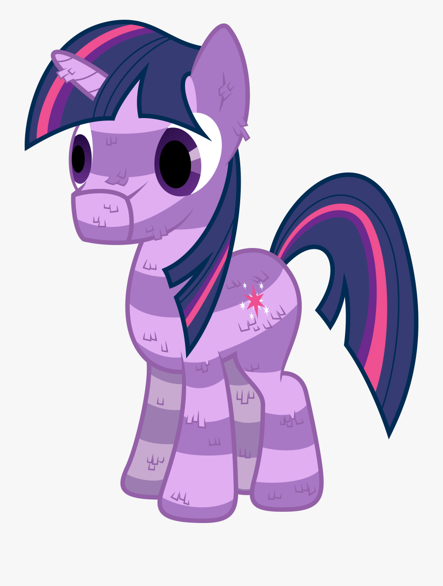 Magic Clipart Purple Sparkles - My Little Pony Twilight Back, Transparent Clipart