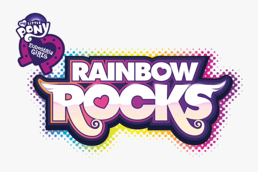 My Little Pony Equestria Girls - My Little Pony Equestria Girls Rainbow Rocks Logo, Transparent Clipart