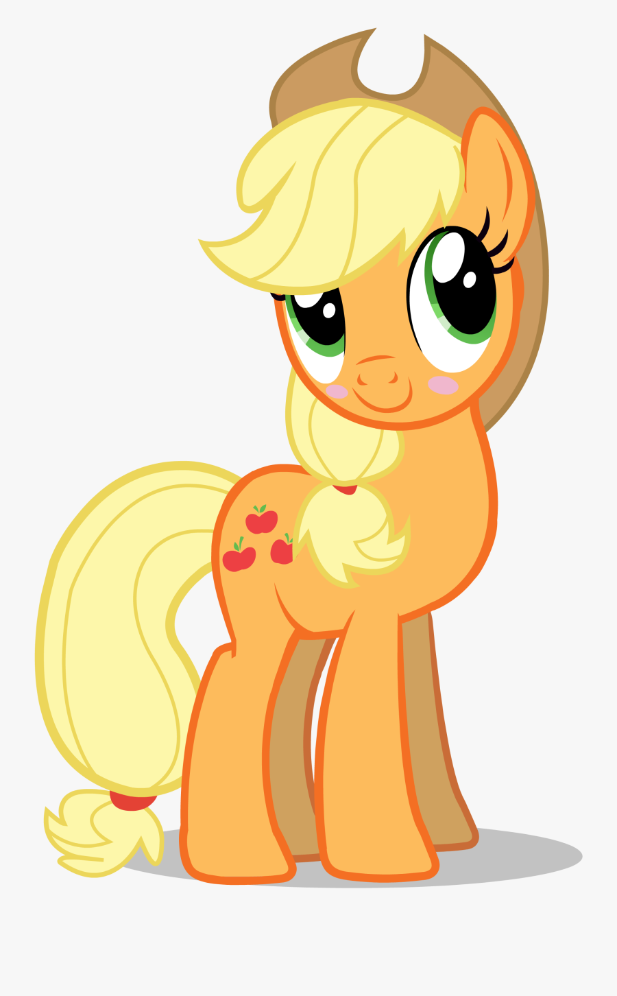 Crystal Clipart Magic - My Little Pony Applejack Drawing, Transparent Clipart