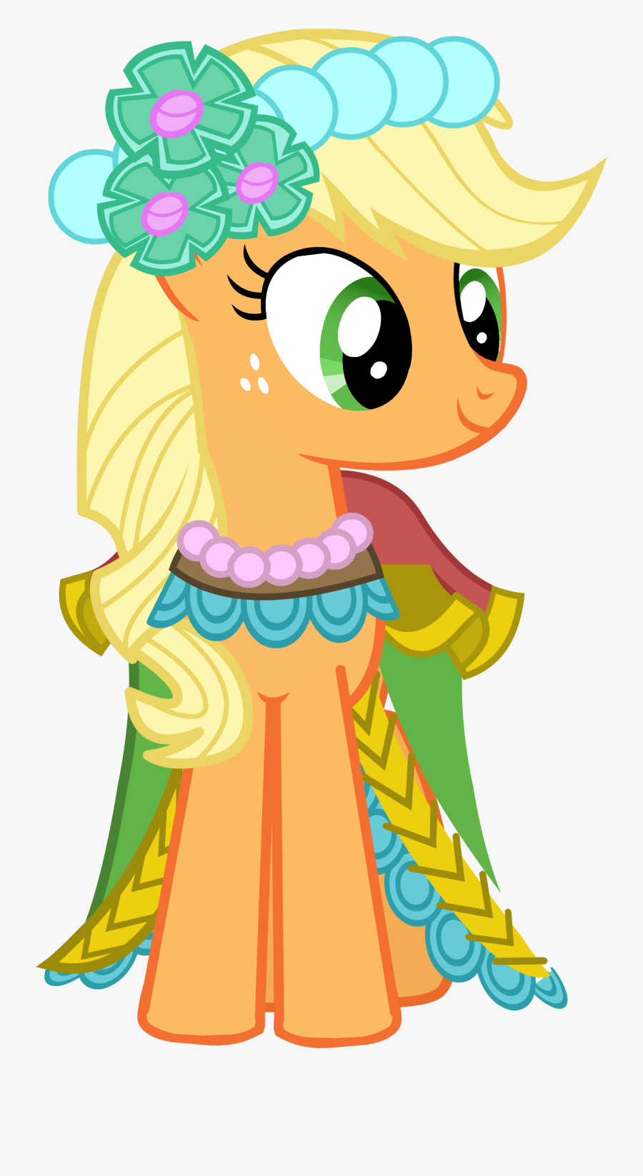 My Little Pony Clipart Castle - My Little Pony Apple Jack Png, Transparent Clipart