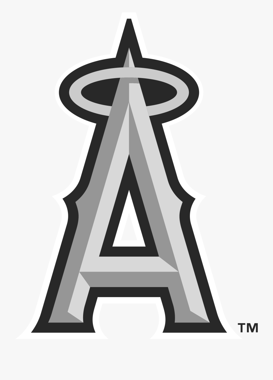 Black Los Angeles Angels Logo, Transparent Clipart