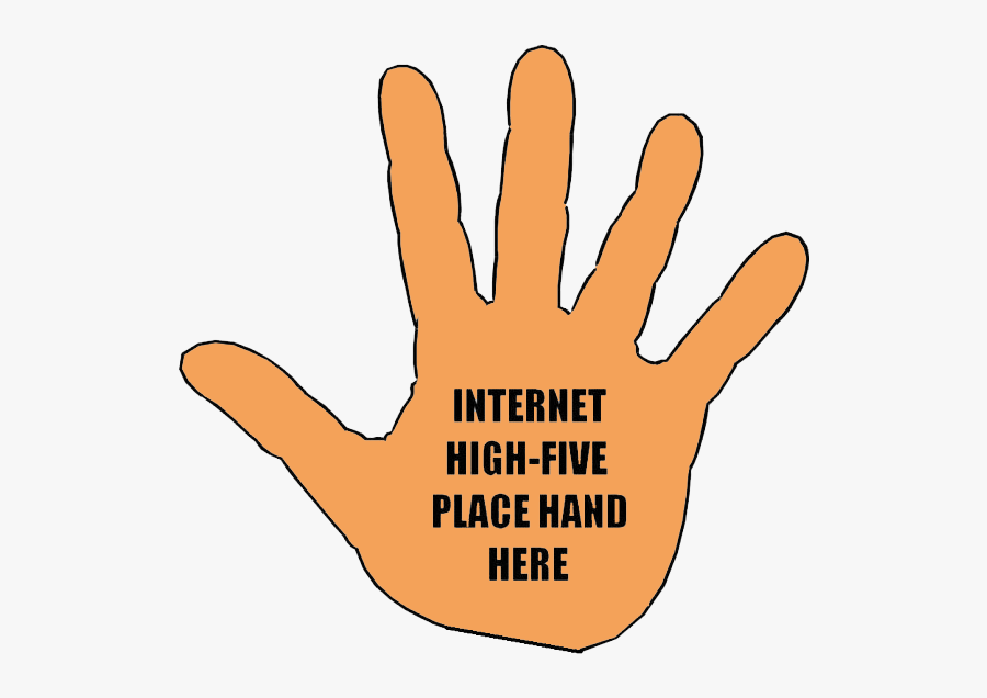 The Most Brutal High Five Rejection Ever Seen - Internet High Five Emoji, Transparent Clipart