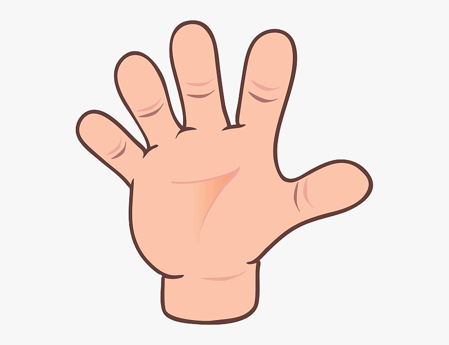 Hand Clipart High Five - Hand High Five Cartoon, Transparent Clipart