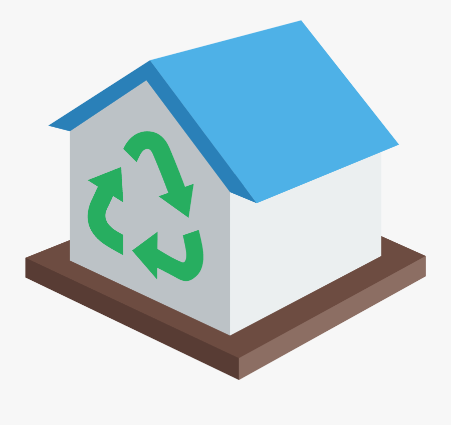 Transparent Recycling Center Clipart - Recycling Center Icon, Transparent Clipart