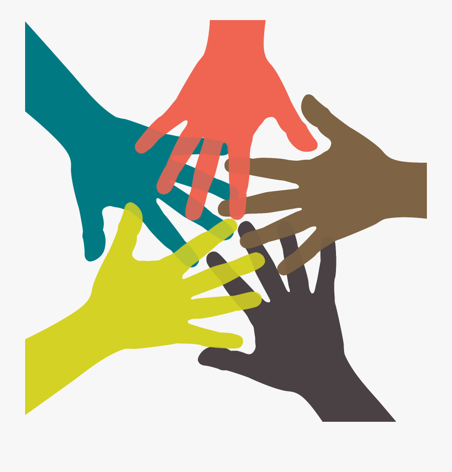 Transparent People Working Together Clipart - Team High Five Icon, Transparent Clipart
