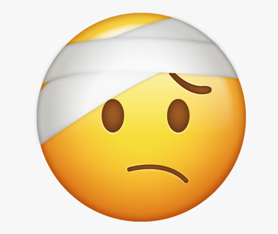 Headache Emoji Png - Iphone Hurt Emoji, Transparent Clipart