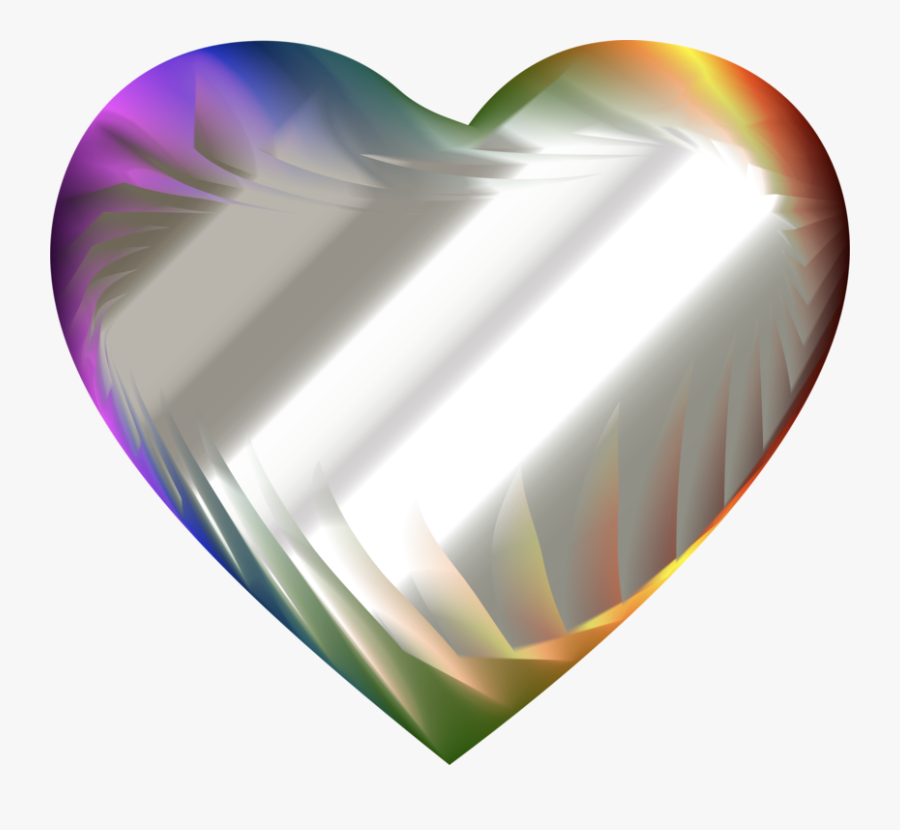 Heart,computer Wallpaper,refraction - Clip Art, Transparent Clipart