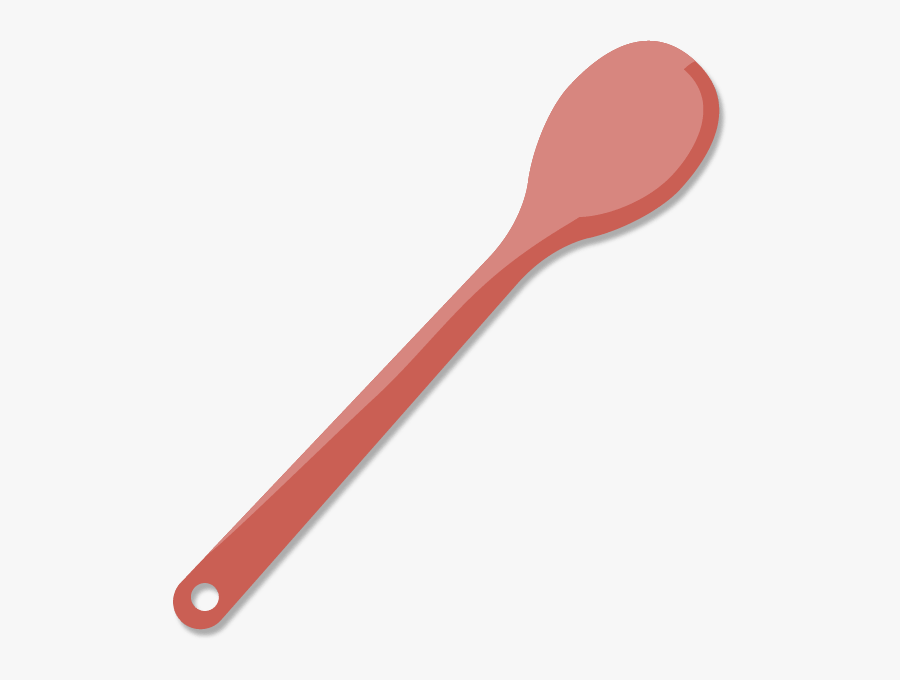 Spoon Clipart Kutsara - Spatula Red , Free Transparent Clipart - ClipartKey