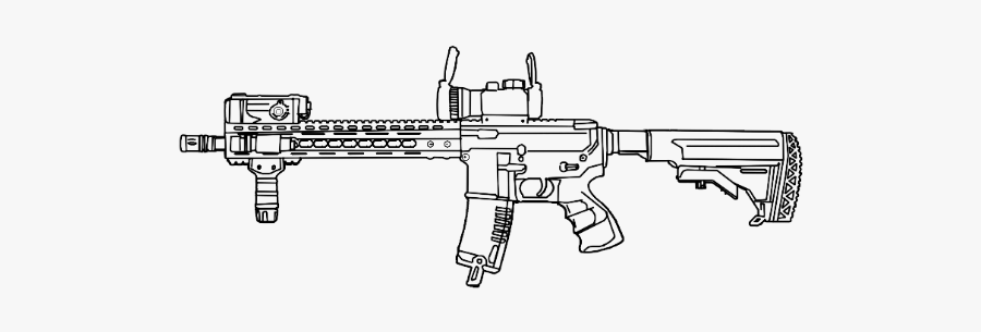 Drawings Of A Airsoft Gun, Transparent Clipart