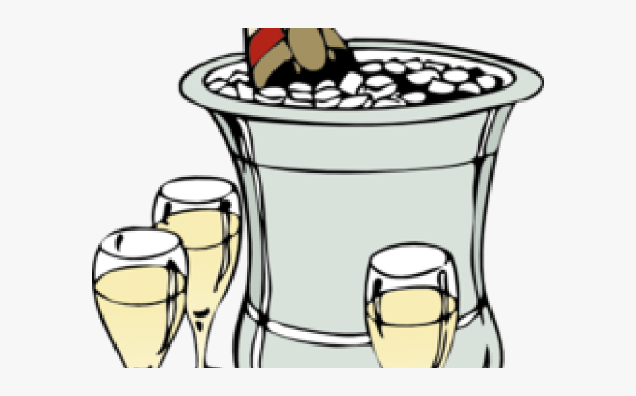 Champagne Ice Clip Art, Transparent Clipart