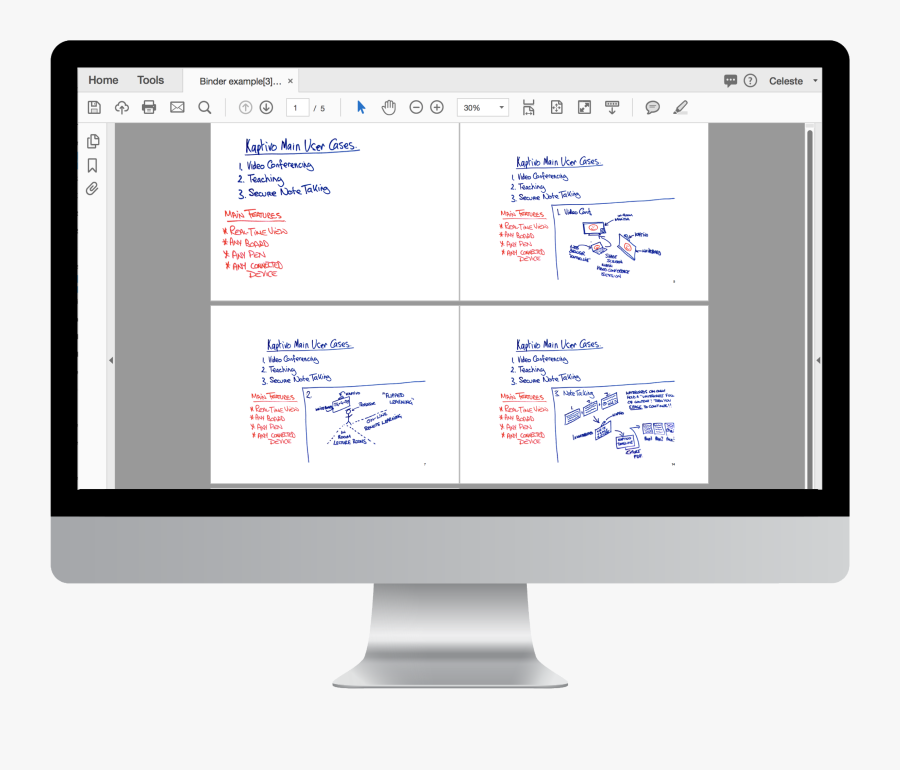 Marker Clipart Mini Whiteboard - Whiteboard Collaboration Education, Transparent Clipart