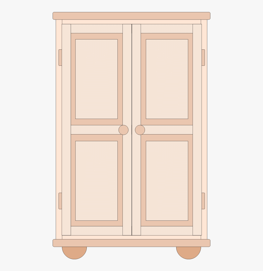 Cupboard Clipart, Vector Clip Art Online, Royalty Free - Wood Cupboard Drawing, Transparent Clipart