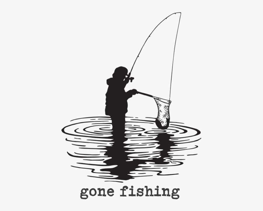 Fisherman Clipart Gone Fishing - Fishing, Transparent Clipart