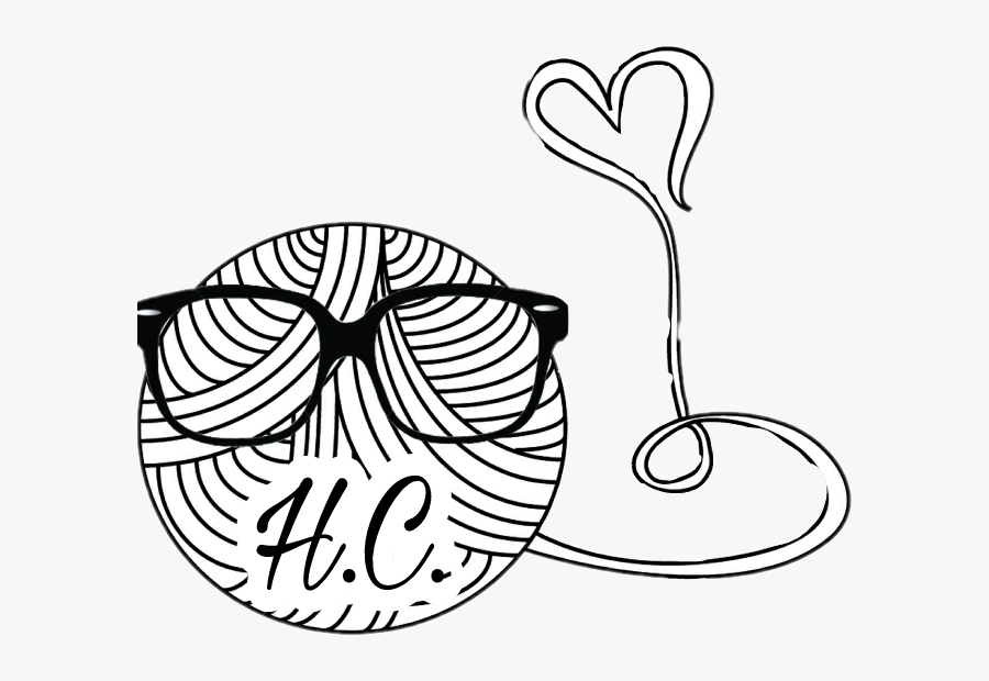 #crochet - Girl Crocheting Drawing, Transparent Clipart