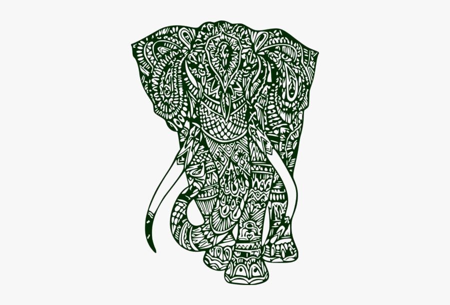Elephant Mandala Png Clipart - Mandalas Para Imprimir De Animales, Transparent Clipart